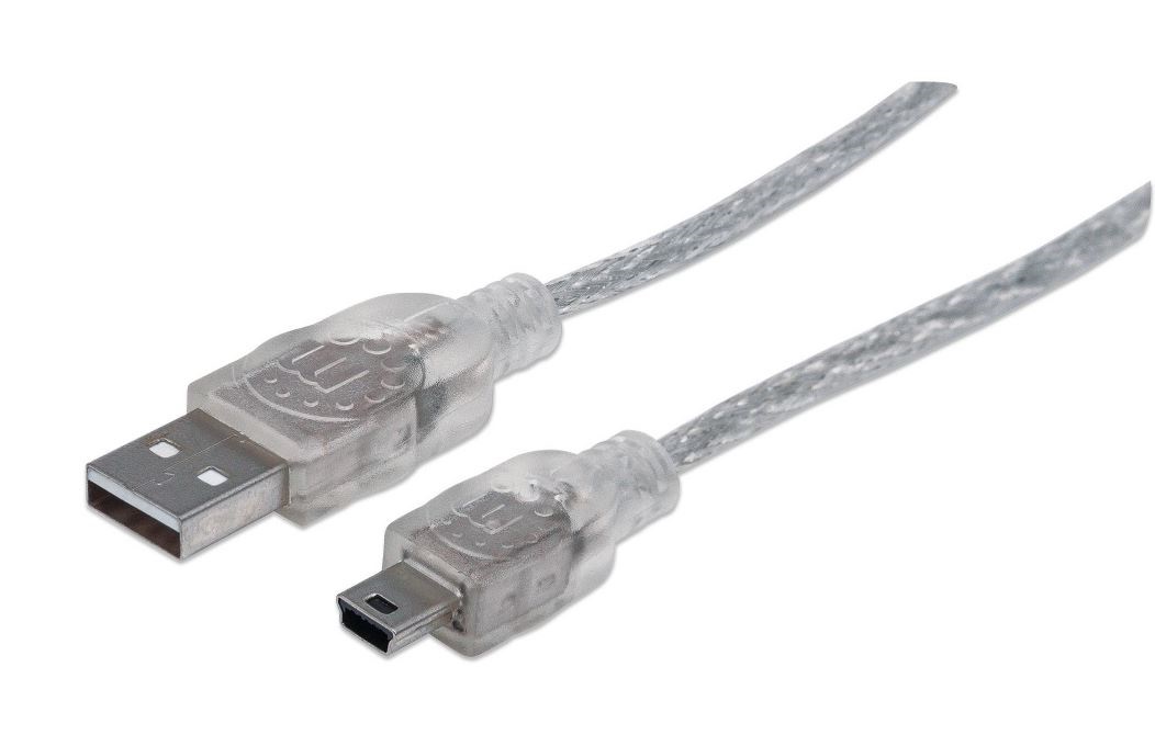 333412 Cable USB 2.0 - A macho a Mini-B macho