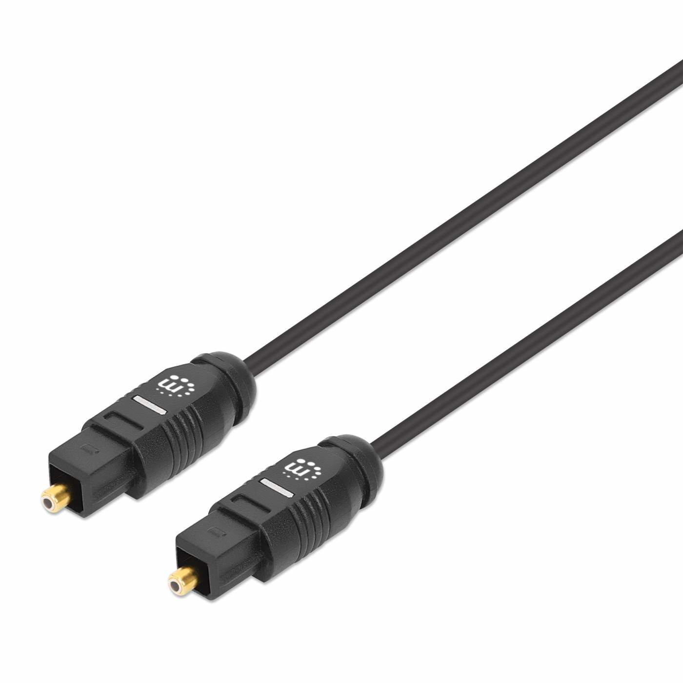 356084 Cable de audio digital óptico Toslink - 2 conectores Toslink S/PDIF M-M