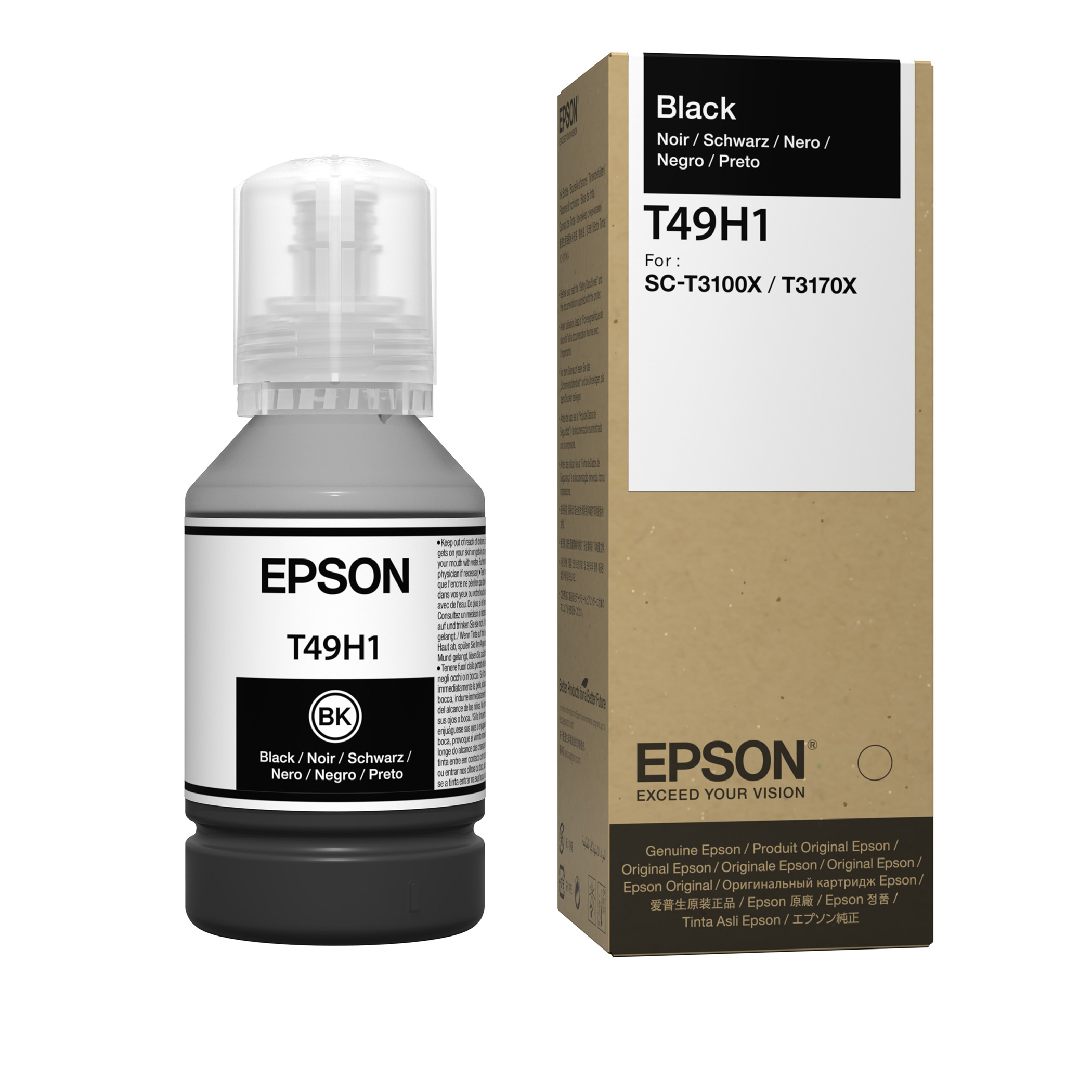 Botella de Tinta  EPSON T49H100 - Negro