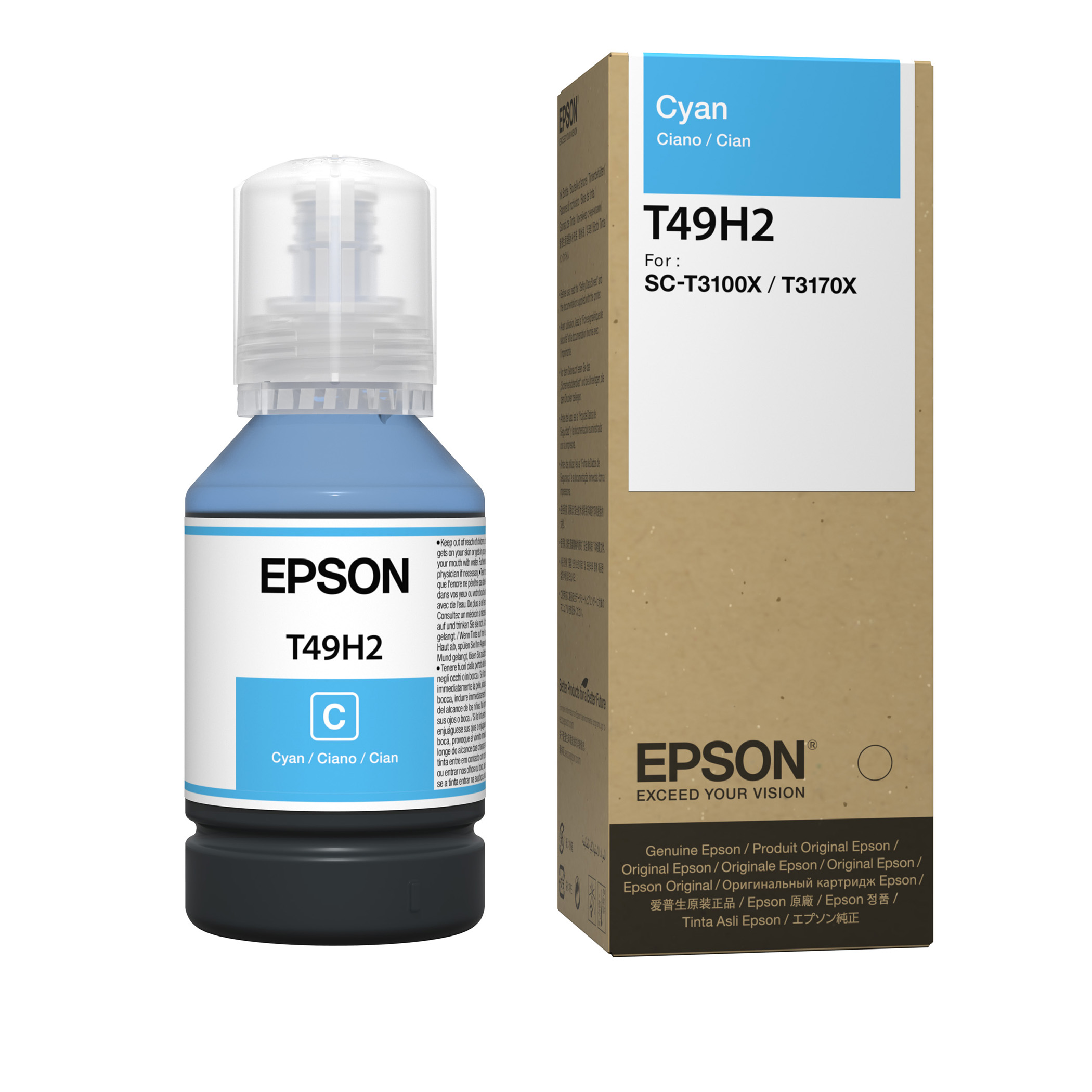 Botella de Tinta EPSON T49H200 - Cian