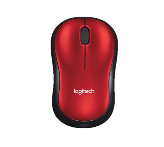 Mouse LOGITECH M185 - Rojo