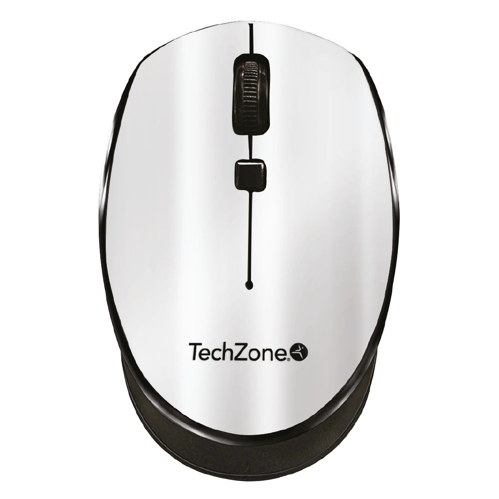 Mouse inalámbrico Start Silver TechZone - hasta 1600 DPI's