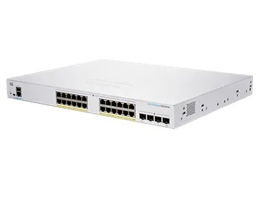 CBS250-24P-4G-NA Switch Cisco Administrable 24 puertos 10/100/1000 PoE+ 195W + 4 Gigabit SFP -