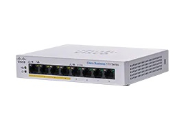 Switch CISCO CBS110-8PP-D-NA - Plata