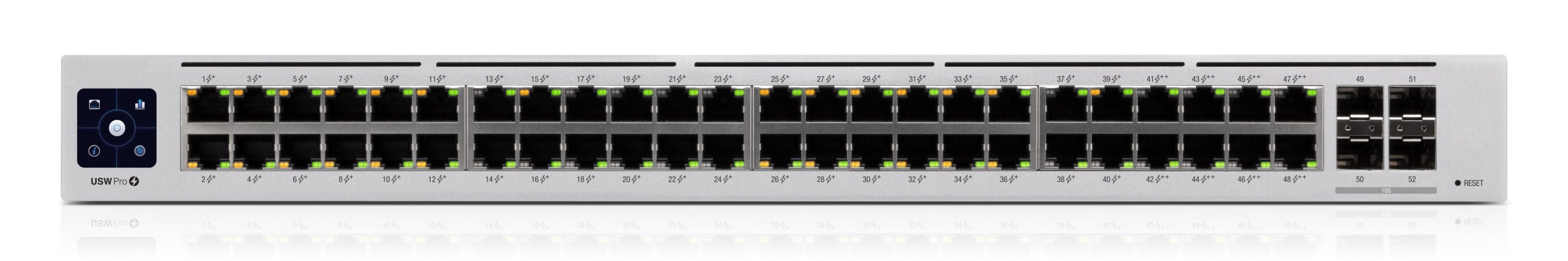 Switch USW-Pro-48-POE Gen2 Ubiquiti Networks - Capa 3 de 48 puertos PoE 802.3at/bt + 4 puertos 1/10G SFP+