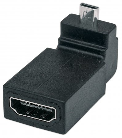 353441 Adaptador HDMI  Hembra a Micro HDMI Macho - Ángulo de 90° hacia arriba