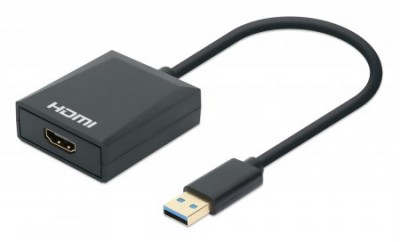 153690 Convertidor USB 3.2 Gen 1 Tipo-A Macho a HDMI Hembra - 1080p 60Hz