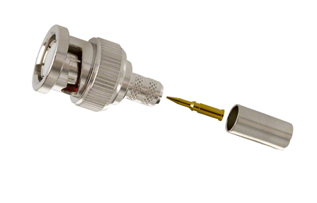 Conector BNC (3 Piezas) macho para cable rg59 - Marca Provision (PI-PR-C13)