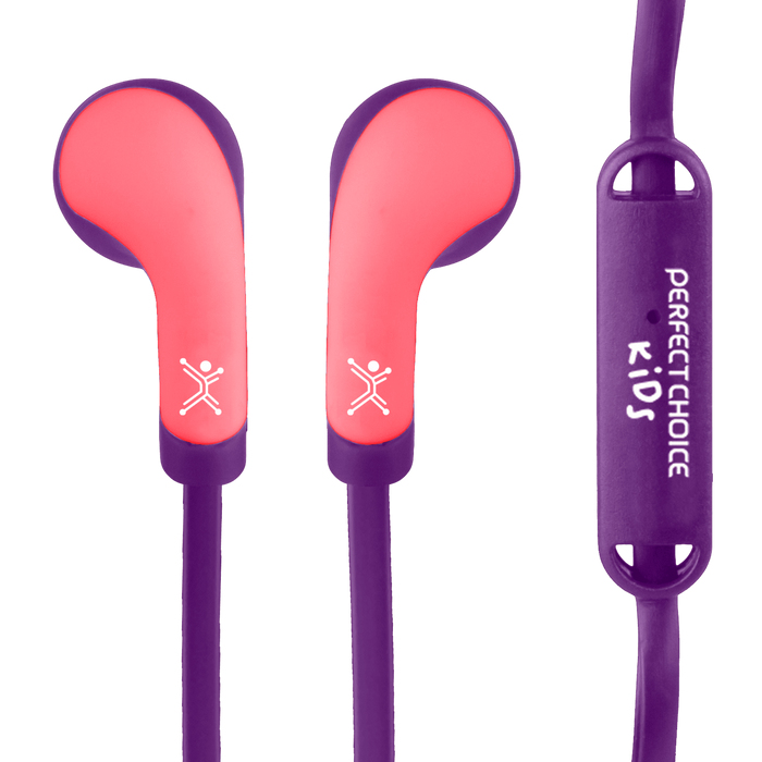 Audífonos alámbricos con micrófono BUBBLE GUM rosa PC-116493 -