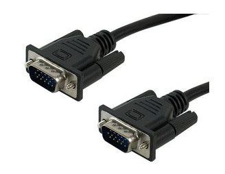 371315 Cable SVGA HD15 macho a HD15 macho - de 1.8m Color Negro