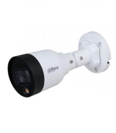 DAHUA IPC-HFW1239S1-LED-S4 - Cámara IP Bullet Full Color 2 Megapixeles/ Lente de 2.8mm/ Luz Blanca de 15 Mts/ H.265/ IP67/ PoE/ DWDR  -