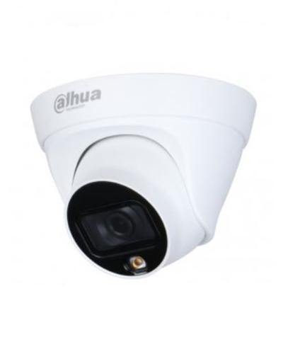 DAHUA IPC-HDW1239T1-LED-S4 - Camara IP Domo Full Color 2 Megapixeles/ Lente de 2.8mm/ 110 Grados de Apertura/ Luz Blanca de 15 Mts/ H.265/ IP67/ PoE/ -