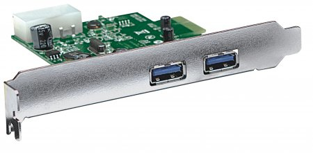 151375 Tarjeta de puertos USB de Súper Velocidad PCI Express - Añade dos puertos USB de Súper Velocidad a la computadora de escritorio.