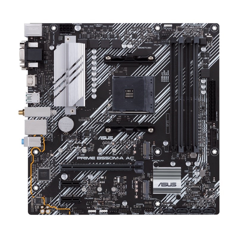 Motherboard  ASUS B550M-A AC - 128 GB