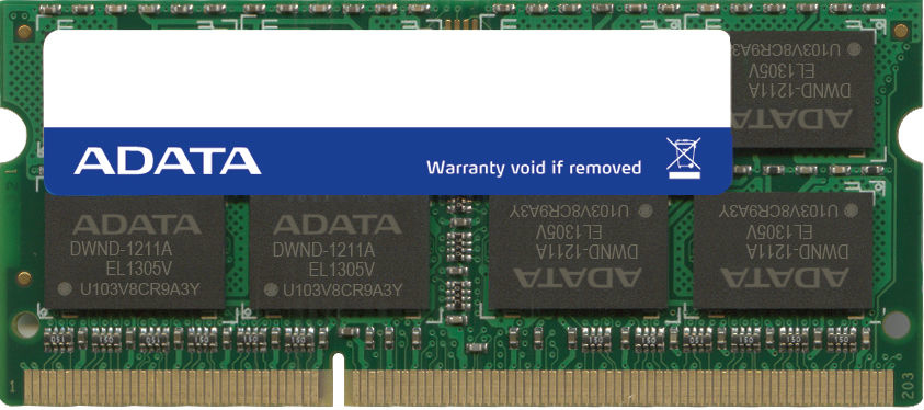Memoria RAM ADATA PC3L 12800 - 4 GB