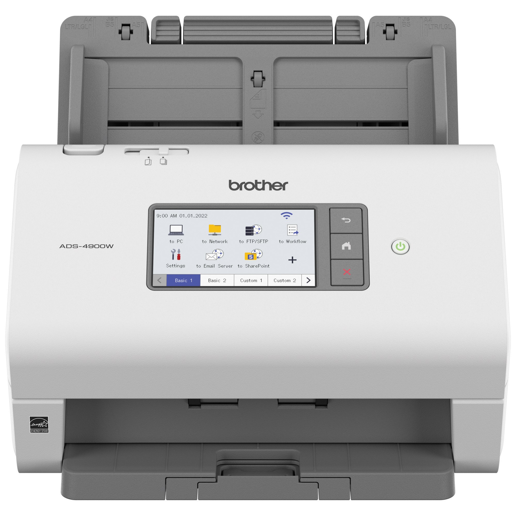 Escáner de escritorio Brother ADS4900W - Dúplex