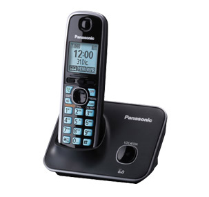 Teléfono Inalámbrico PANASONIC KX-TG4111MEB - Negro