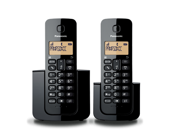 Teléfono Unilineal  PANASONIC KX-TGB112MEB - Negro