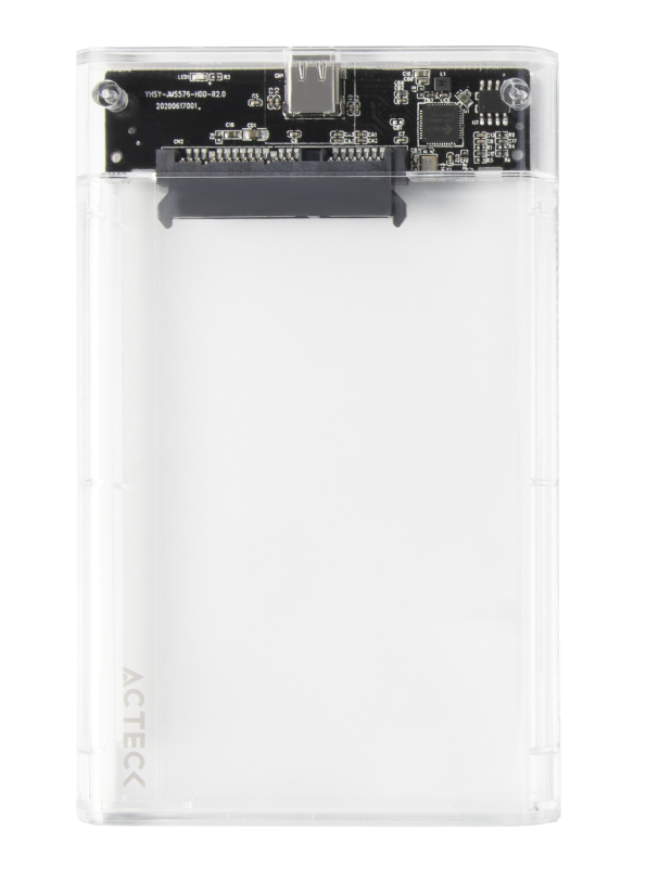 Carcasa Para Disco Duro USB 3.0 ARMOR CLEAR HC430 Acteck -