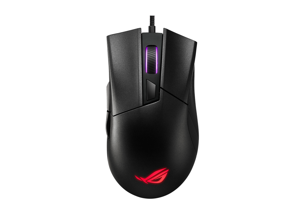 Mouse Gamer Asus Rog Gladius II Core P507 - LED RGB Aura Sync