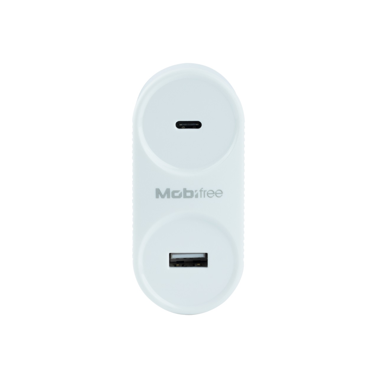 Cargador  Mobifree Cargador de pared USB y Tipo C - Color blanco