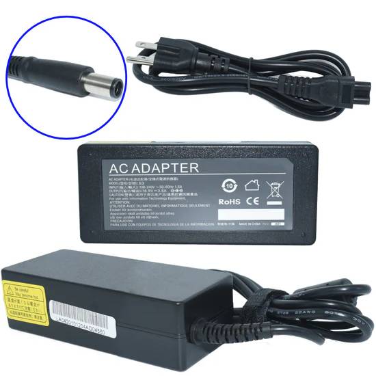 Cargador / Adaptador para Laptop GENERICO AC-HP PinCentral de 65W 18.5V-3.5A (7.4*5.0) -