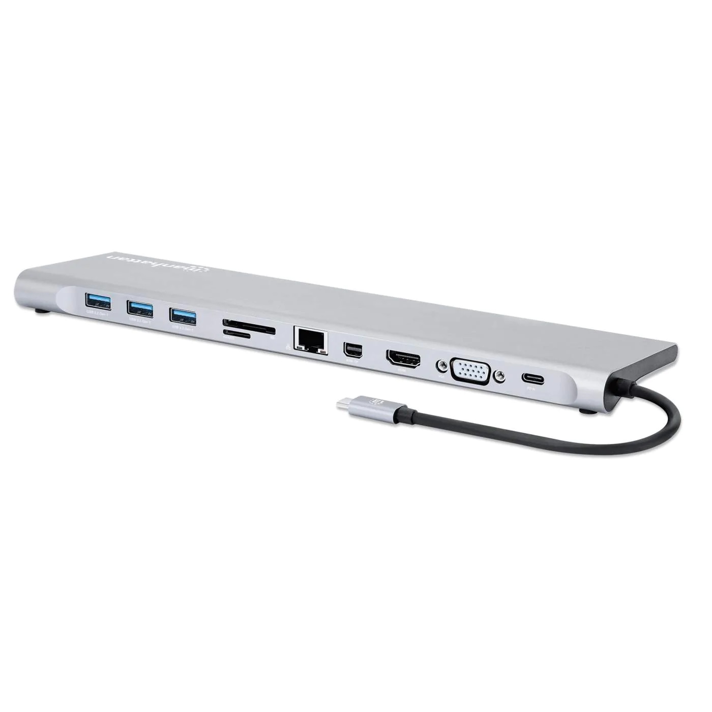 130578 Docking Station USB-C - 11 en 1 con MST para tres monitores