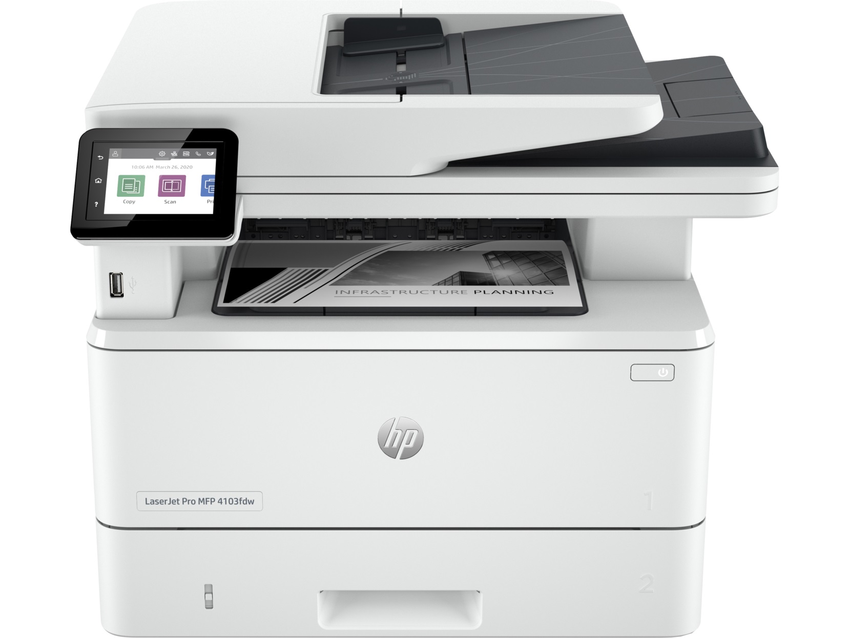 Impresora Multifunción HP LaserJet Pro 4103DW 2Z627A - 1200 x 1200 DPI - 40 ppm