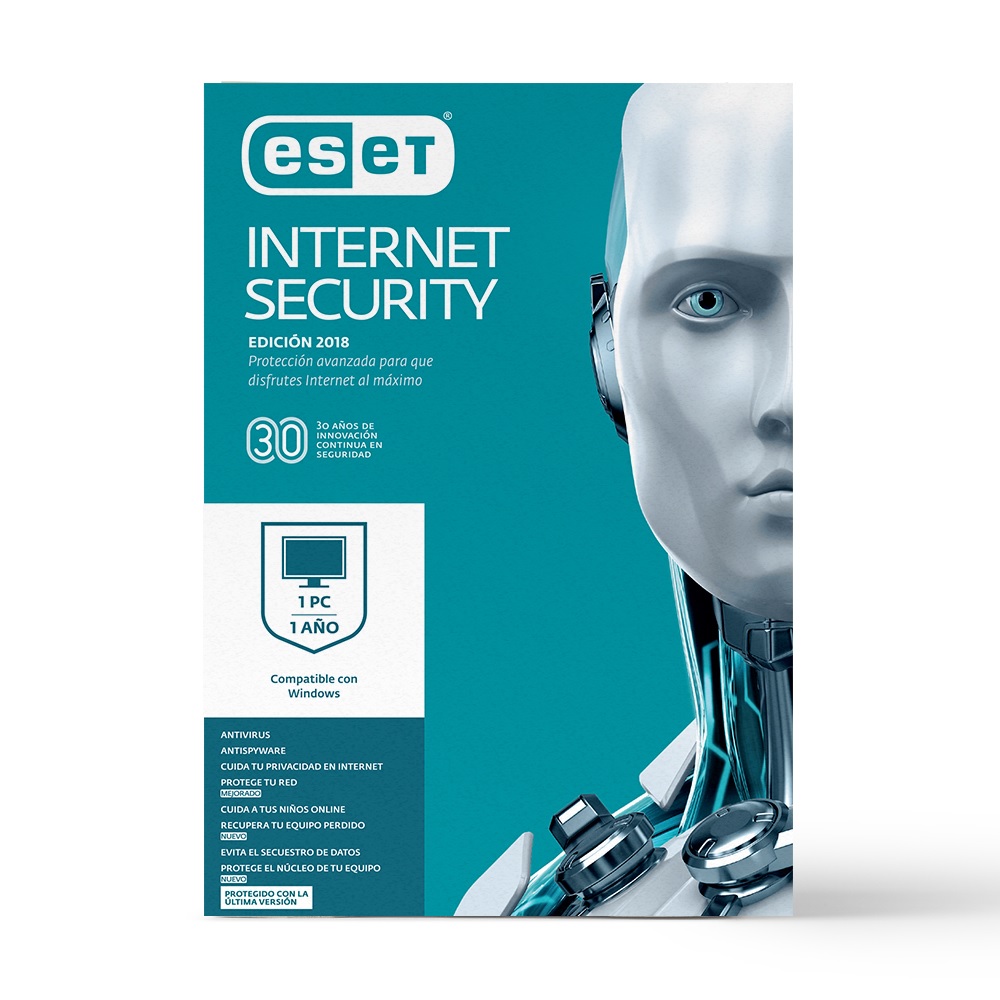 Antivirus ESET Internet Security - 1 licencia