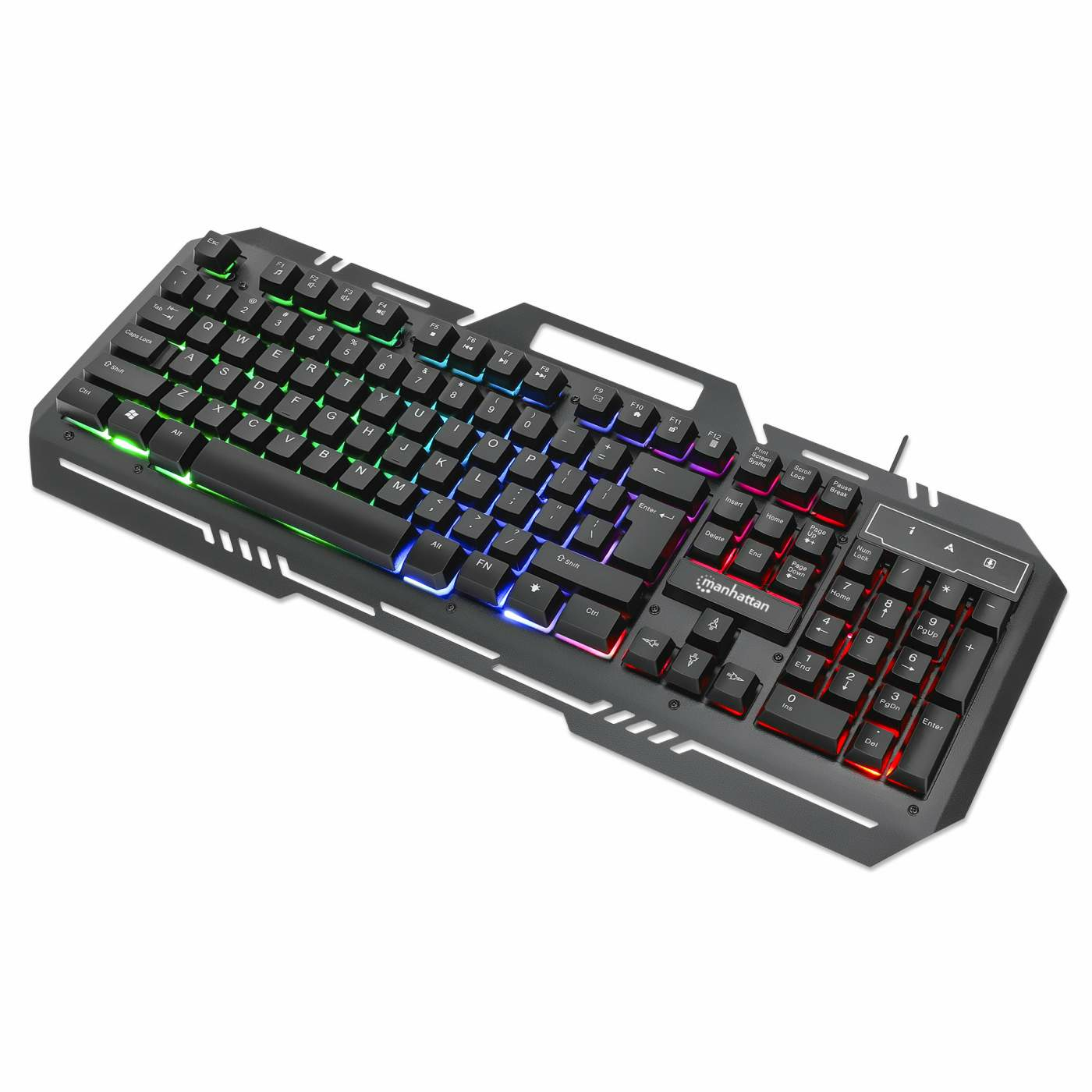 180610 TECLADO GAMING PANEL METALICO -