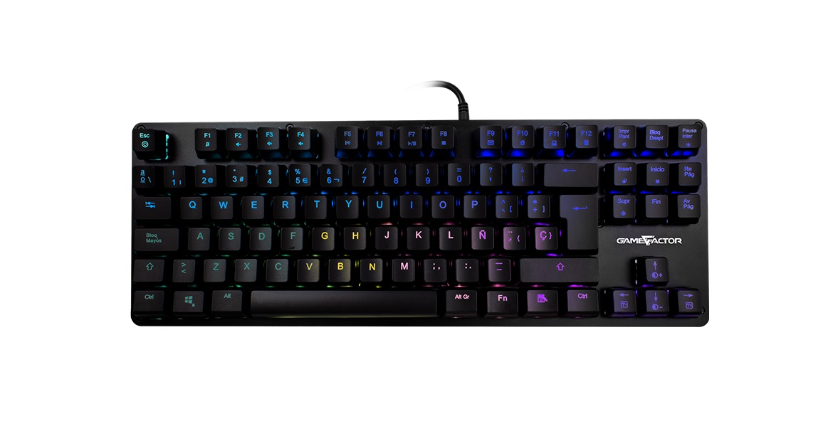 Teclado Mecánico GAME FACTOR KBG500-RD - Alámbrico