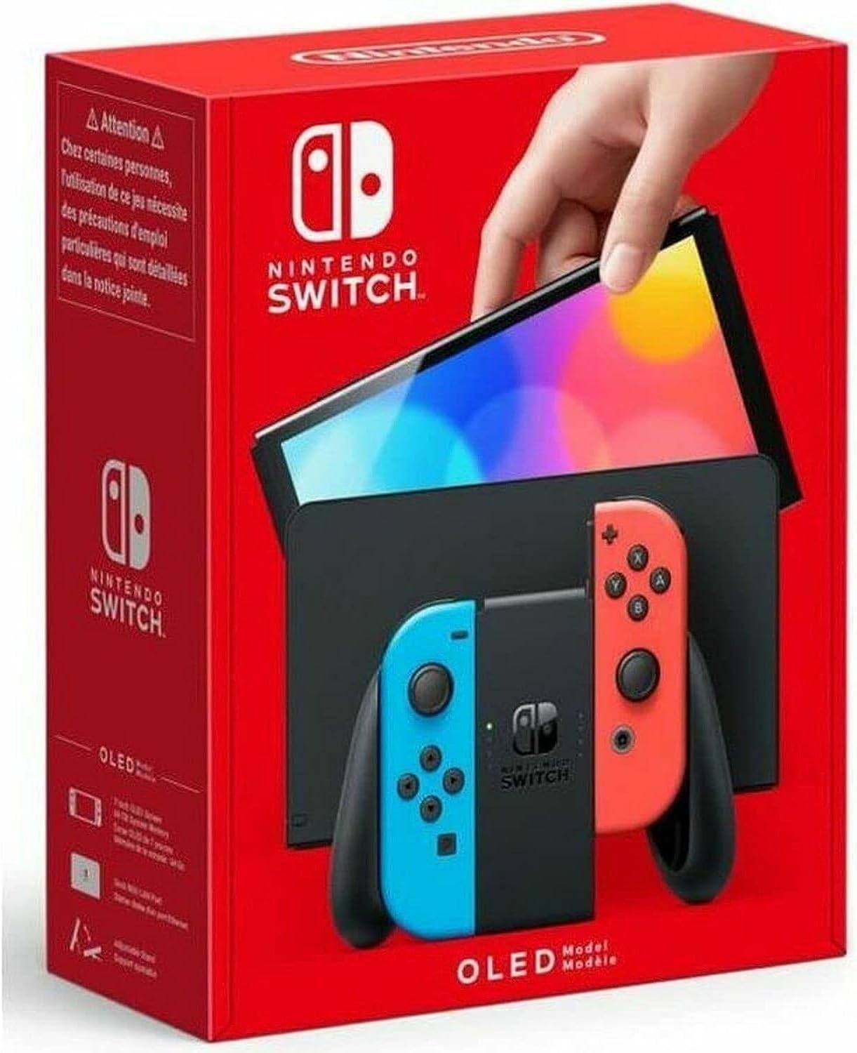 Nintendo Switch OLED Color Joycons Neon. Version Internacional -