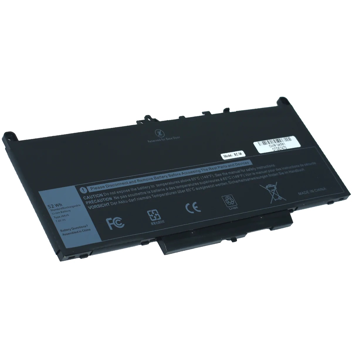 Bateria para Laptop OTDE6400H OVALTECH Li-ion para de Dell Latitude  E6400 11.1V 5000Mah -