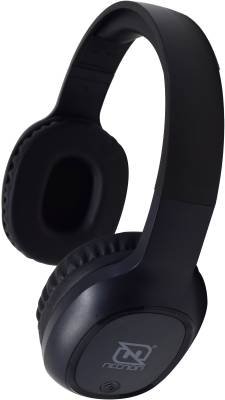 AUDIFONOS OVER-EAR BLUETOOTH NBH-04 PRO ALTA POTENCIA RADIO FM MICRO SD 3.5MML MANOS LIBRES NEGRO/NEGRO -