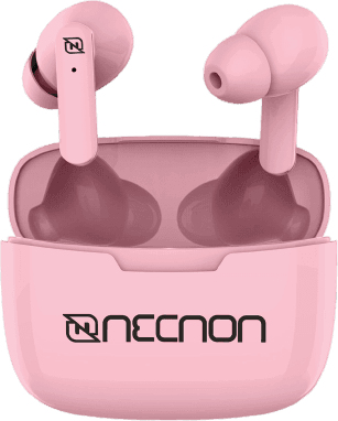 AUDIFONOS IN-EAR BLUETOOTH 5.0 TRUE WIRELESS POTENCIA Y FIDELIDAD 30MAH CON CAJA DE CARGA 200MAH INDICADOR DE CARGA LED ROSA -