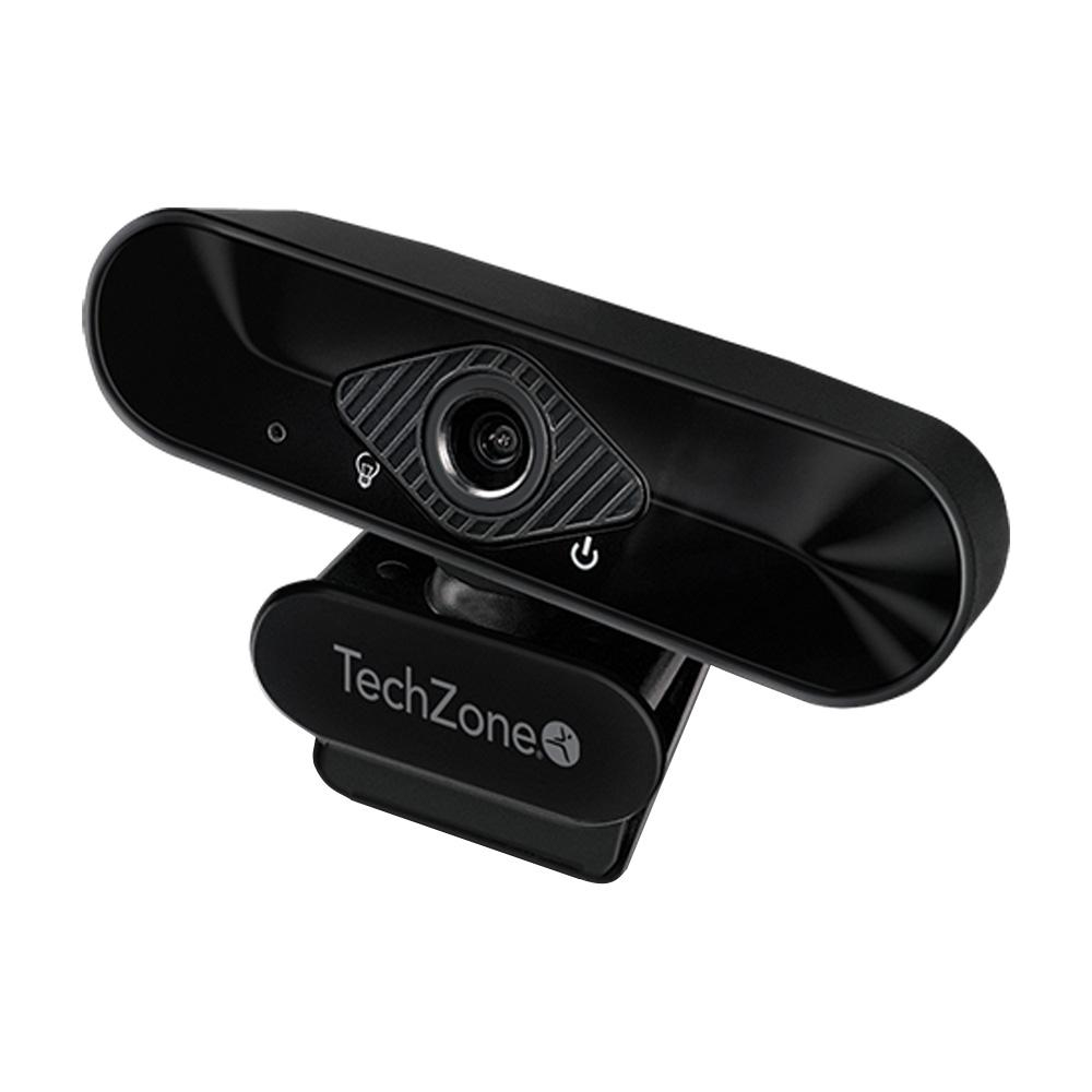 Cámara web TechZone FHD 1920-1080P / 30FPS - conexion USB. Admite funciones de procesamiento 3D