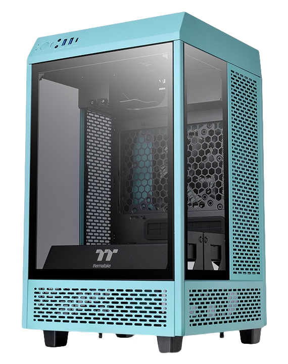 Gabinete  THERMALTAKE The Tower 100 Turquoise Mini Chassi - Mini Torre