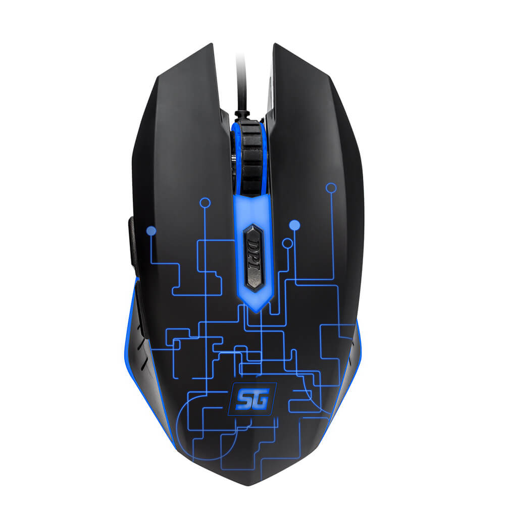 Mouse Iluminado Alámbrico Gamer VORAGO Start the Game MO-501 - 3