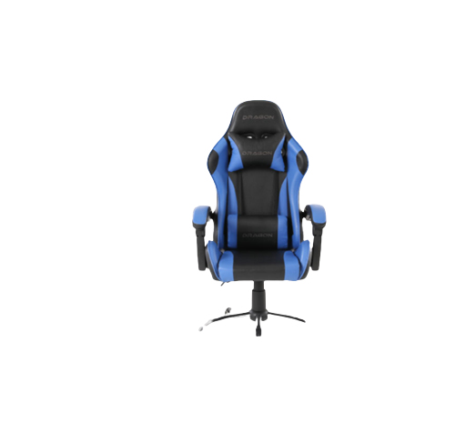 Silla Gamer Ergonómica Modelo Falkor Color Negro Azul NE-461A -