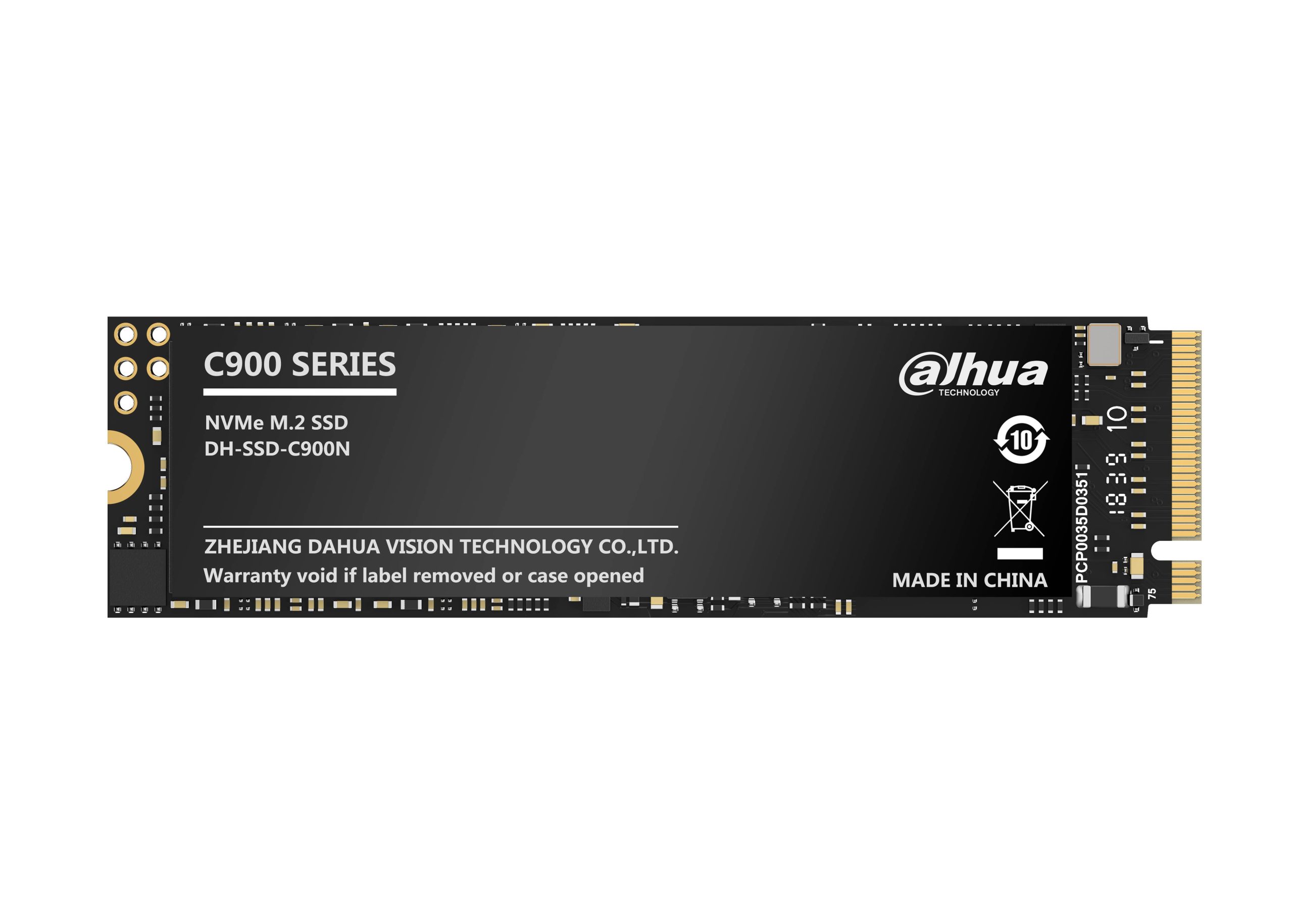 Dahua Disco Duro interno 256GB c900 SSD M.2 PCIe Gen3x4 (DHI-SSD-C900N256G) -