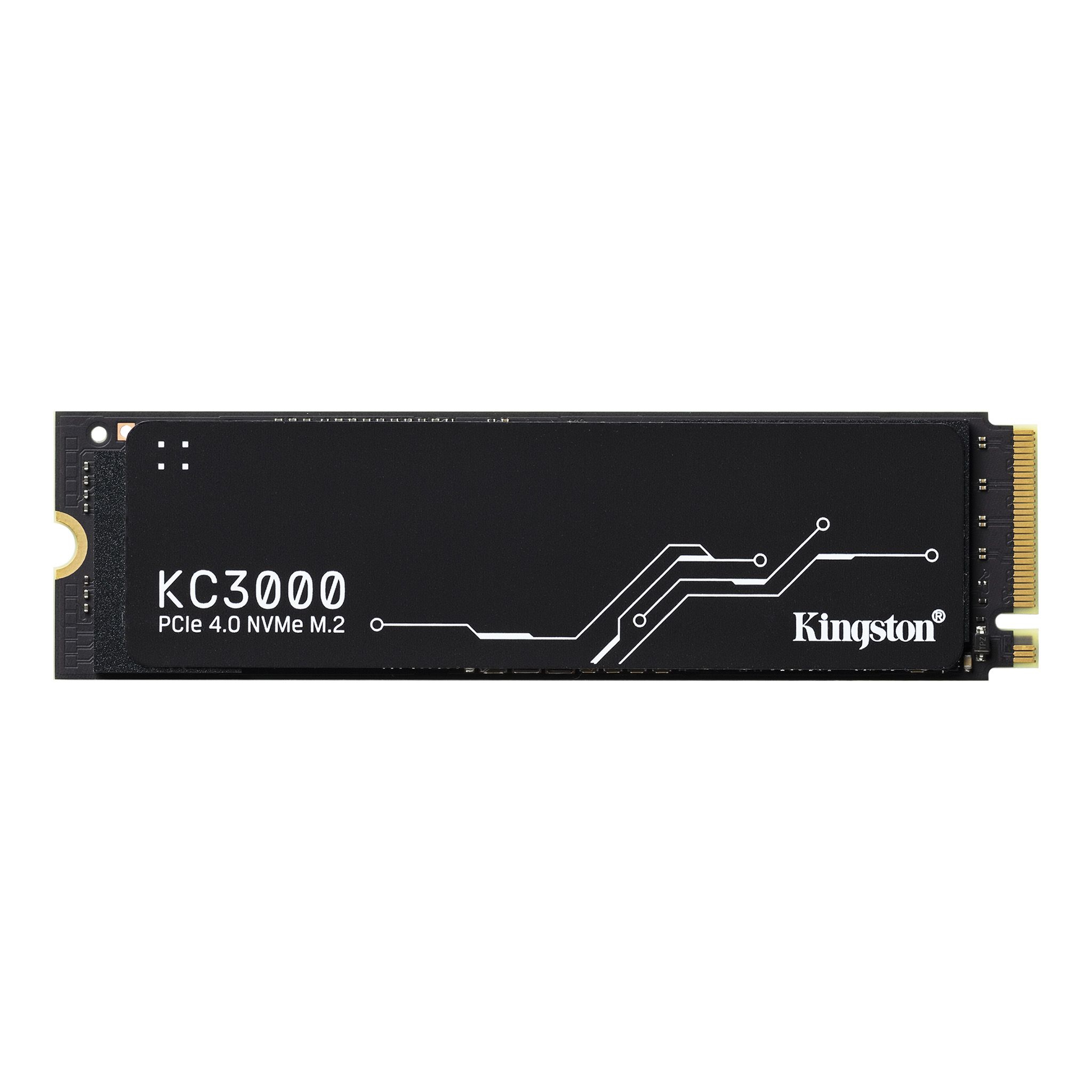 UNIDAD DE ESTADO SOLIDO KINGSTON KC3000 4096GB M.2 2280 NVME PCIE GEN 4X4 R.7000MB/S W.7000MB/S -