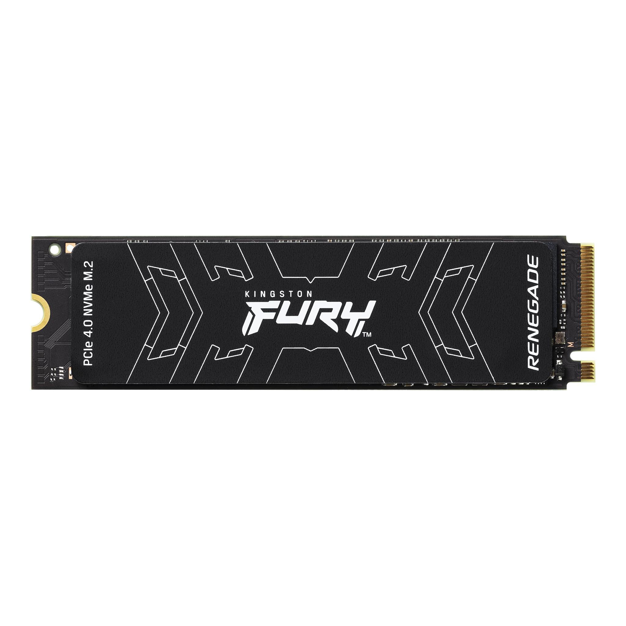 UNIDAD DE ESTADO SOLIDO KINGSTON FURY RENEGADE 500GB M.2 2280 NVME PCIE GEN 4X4 R.7300MB/S W.3900MB/S -