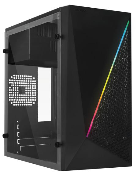 Gabinete  ACTECK KIOTO GC460 RGB ESSENTIAL - Gabinete