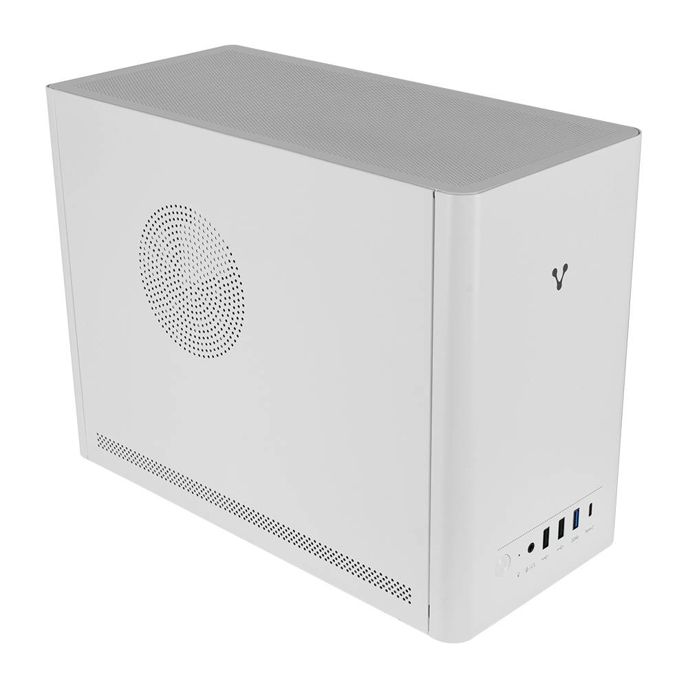 GABINETE VORAGO GAB-210 MINITORRE Micro ATX / ITX 2xUSB 2.0 1xUSB 3.0 1xTIPO C 5OOW BLANCO -