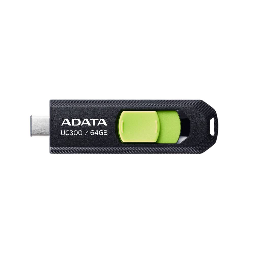 Memoria USB 3.2 Gen 1 Tipo C 64GB UC300 - Conector deslizable sin tapa. Plastico