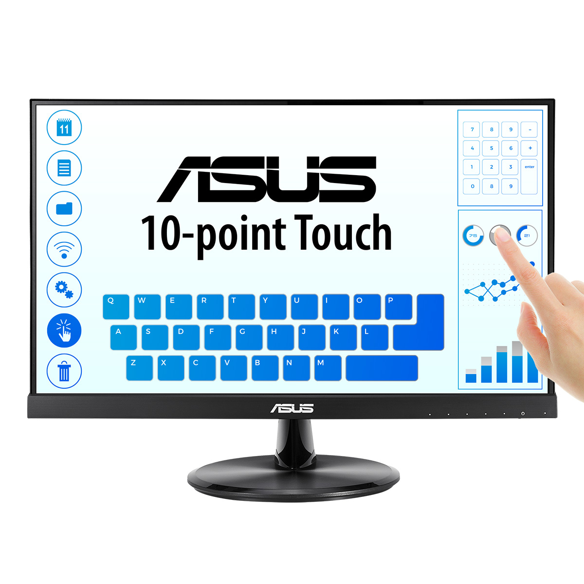 Monitor ASUS VT229H W-LED Touch 22 pulgadas - Full HD