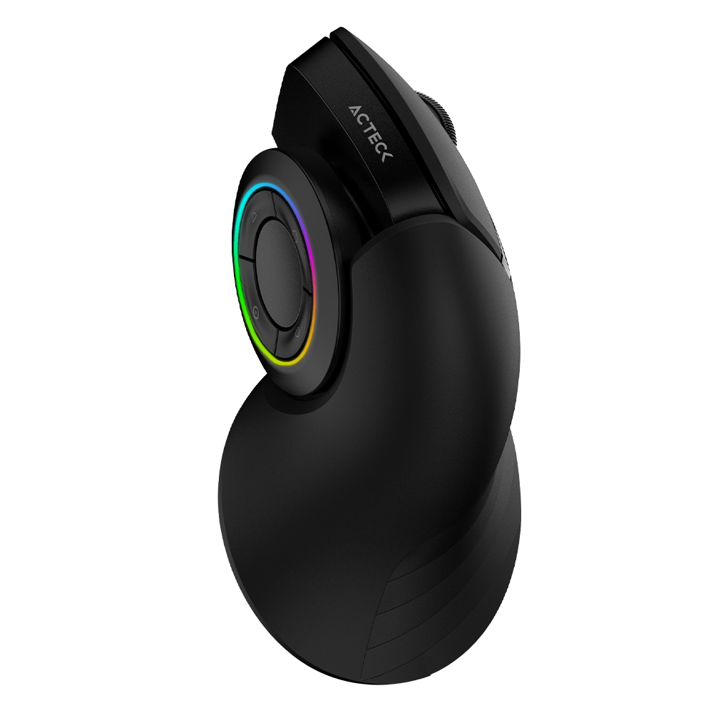 Mouse Inalámbrico Vertical  ACTECK OPTIMIZE MI690 - Negro