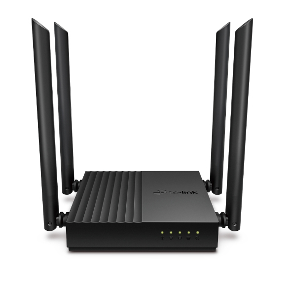 ROUTER TP-LINK DUAL BAND ARCHER C64 WIFI AC1200 MU-MIMO GIGABIT DE GRAN ALCANCE -