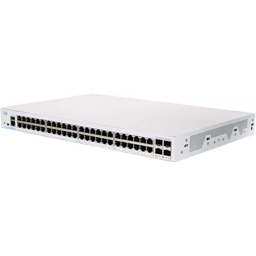 Switch  CISCO CBS350-48FP-4G-NA - Blanco