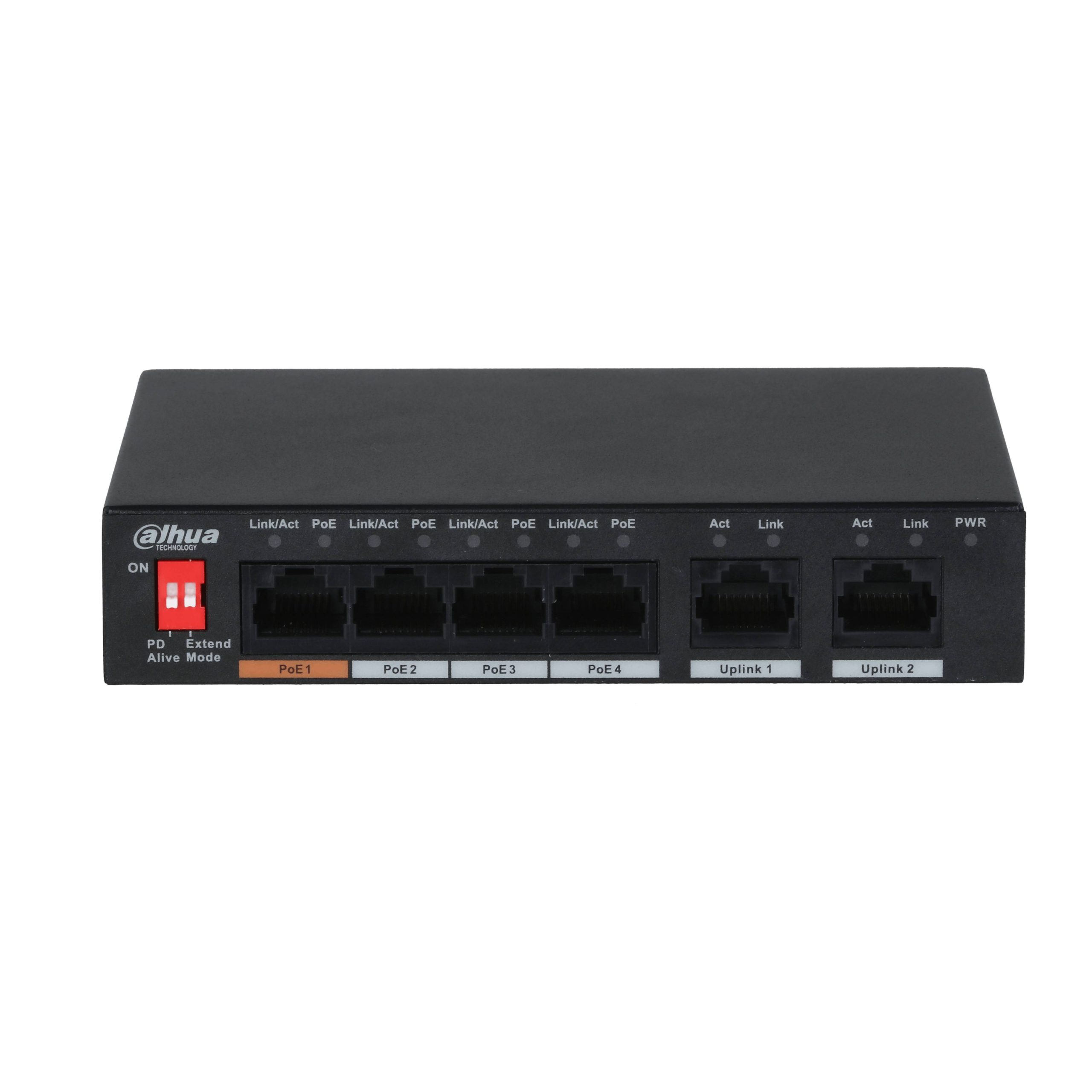 DAHUA - Switch PoE de 6 Puertos Fast Ethernet